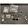 Image 1 : 2 BAGS OF ASSORTED JEWELRY AND SUNGLASSES