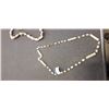 Image 2 : AMBER EARRINGS WITH JADE AND NUTSHELL NECKLACE
