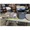 Image 1 : 2 BOXES OF DVDS AND PANASONIC HOME THEATRE SYSTEM