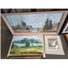 Image 2 : LOT OF ESTATE PRINTS AND ART