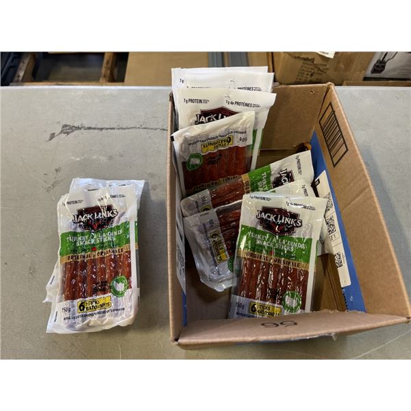 10 PACKS OF JACKS LINKS TURKEY