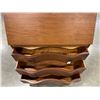 Image 3 : ANTIQUE SERPENTINE FRONT DROP FRONT DESK