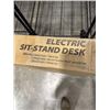 Image 2 : TECH ORBITS ELECTRIC SIT TO STAND DESK GRAY FRAME WITH BLACK TOP