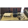 Image 1 : TEAC IPOD/IPHONE DOCK WITH LOGITECH SPEAKER SET AND 2 LAPTOP TREADMILL DESKS