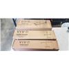Image 1 : VIVO TRIPLE MONITOR DESK STAND, DUAL MONITOR DESK STAND AND KEYBOARD TRAY