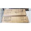 Image 2 : VIVO TRIPLE MONITOR DESK STAND, DUAL MONITOR DESK STAND AND KEYBOARD TRAY