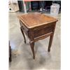 Image 4 : ANTIQUE SMALL 2 DOOR CUPBOARD AND NIGHT STAND