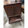 Image 7 : ANTIQUE SMALL 2 DOOR CUPBOARD AND NIGHT STAND