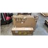 Image 1 : VIVO 71x36 BLACK ELECTRIC DUAL MOTOR SIT TO STAND DESK WITH BLACK FRAME