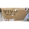 Image 2 : VIVO 71x36 BLACK ELECTRIC DUAL MOTOR SIT TO STAND DESK WITH BLACK FRAME