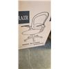 Image 2 : NEW MODERN GREY MESH BACK WITH WHITE BASE OFFICE ARMCHAIR, RETAIL $299