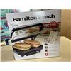 Image 2 : HAMILTON BEACH PANINI PRESS AND INDOOR GRILL - TESTED WORKING, RETAIL $79