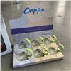 Image 3 : 2 OCEAN GLASSWARE GREEN MAISON SET WITH GLASS PITCHER AND 4 GLASSES PLUS BOX OF EXTRA CUPS