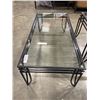 Image 2 : 2 PC GLASS TOP COFFEE AND ENDTABLE SET