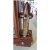 Image 3 : RARE WATERBURY COMBINE 8 DAY SHELF CLOCK WITH THERMOMETER, WORKING
