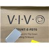 Image 2 : VIVO BLACK ELECTRIC FLIP DOWN CEILING TV MOUNT