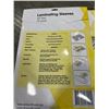 Image 2 : 10 PACKS OF 25 DICK SMITH LAMINATING SLEEVES A3 SIZE 250 SLEEVES TOTAL