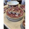 Image 3 : EASTERN RED BONE CHINA SET
