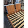 Image 3 : QUEENSIZE MODERN BEDFRAME, MADE IN DENMARK, WITH MATCHING NIGHT STAND