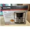 Image 2 : KALORIK 6QT SS PRO XL AIR FRYER - TESTED WORKING, RETAIL $199