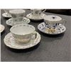 Image 2 : 7 CUPS AND SAUCERS ROYAL ALBERT, ROYAL CHEALSEA, HAMMERSLEY ETC