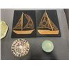 Image 2 : 3 TIER CAKE STAND, STRING PICTURES AYNSLEY PLATES AND PIN DISH