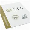 Image 2 : Tiffany & Co. Palladium 0.67 ctw GIA Diamond Solitaire Open Sides Engagement Rin