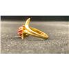 Image 2 : 18K LADIES RING SET WITH RUBIES AND DIAMONDS (0.05CT, 6.5G)