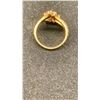 Image 3 : 18K LADIES RING SET WITH RUBIES AND DIAMONDS (0.05CT, 6.5G)