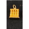 Image 2 : 18K PENDANT SET WITH DIAMONDS, 18K EGYPTIAN MOTIF PENDANT (3.9G TOTAL)