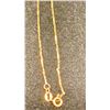 Image 3 : 10K CHAIN (18") WITH 14K PENDANT SET WITH RUBIES AND DIAMOND (0.15CT, 3.2G)