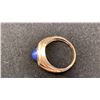 Image 2 : 10K MENS RING SET WITH SAPPHIRE AND DIAMONDS (4.8G)