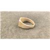 Image 2 : SILVER MENS RING WITH BLACK INLAY (6.8G)
