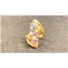 Image 1 : 14K LADIES RING SET WITH SAPPHIRES AND DIAMONDS (0.12CT, 9G)