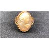 Image 1 : 14K LADIES RING SET WITH SHELL CAMEO (3.8G)