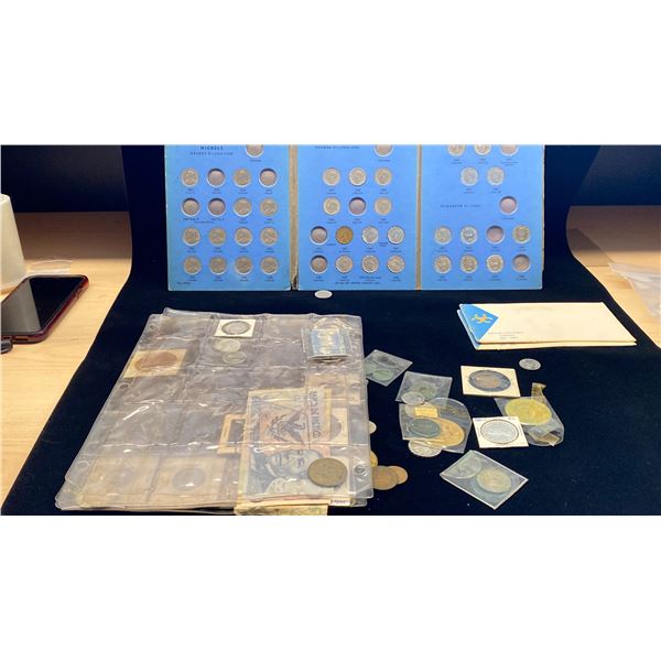 COIN COLLECTION CANADA AND WORLD