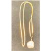 Image 1 : 14K CHAIN (24") WITH 14K PENDANT (14.9G)
