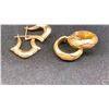 Image 1 : TWO PAIRS 14K HOOP EARRINGS (6.8G)