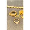 Image 2 : MISC GOLD JEWELRY (24.5G)