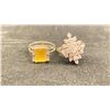 Image 1 : TWO 10K LADIES RINGS (6.6G)
