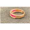 Image 2 : 14K LADIES RING SET WITH RUBIES & DIAMONDS (4.3G)