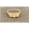 Image 1 : 14K LADIES RING SET WITH DIAMONDS (3X 0.24CT CENTER, 2.5G)