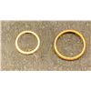 Image 2 : TWO 14K WEDDING RINGS (4.5G)