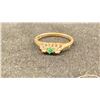 Image 2 : 10K LADIES RING SET WITH TIGERS EYE, 14K LADIES RING SET WITH EMERALD AND DIAMONDS (0.1CT, 4.1G