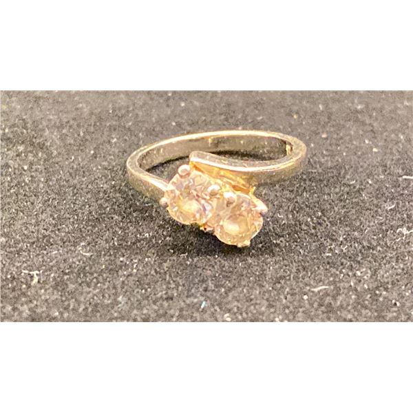 14K LADIES RING SET WITH DIAMONDS (0.54CT, 3.4G)