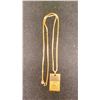 Image 1 : 10K CHAIN (20") WITH 10K PENDANT (14.2G)