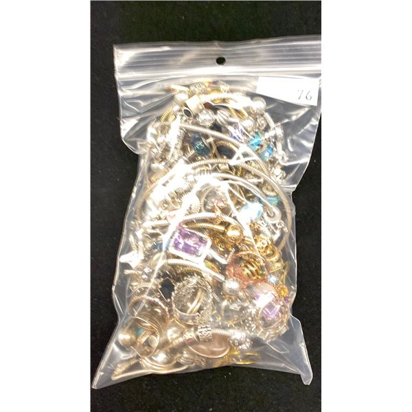 MISC JEWELRY (1.4G GOLD & 823.5G SILVER CONTENT)