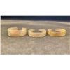 Image 1 : THREE WEST COAST FIRST NATIONS SILVER BANGLES (62G)