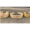 Image 3 : THREE WEST COAST FIRST NATIONS SILVER BANGLES (62G)