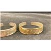 Image 4 : THREE WEST COAST FIRST NATIONS SILVER BANGLES (62G)